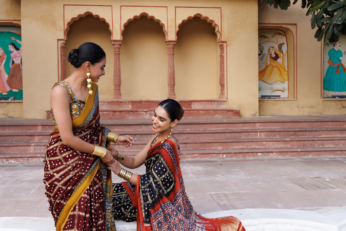 Discover Exquisite Ajrakh Bandhani Collection – Page 3 – Geroo Jaipur