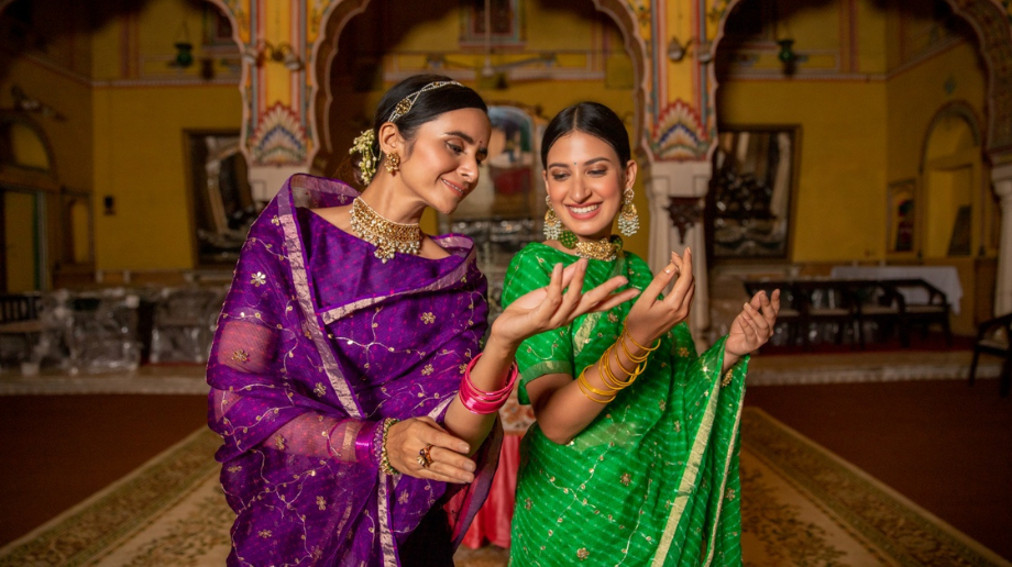 Sarees for Rakhi Festival by Geroo Jaipur