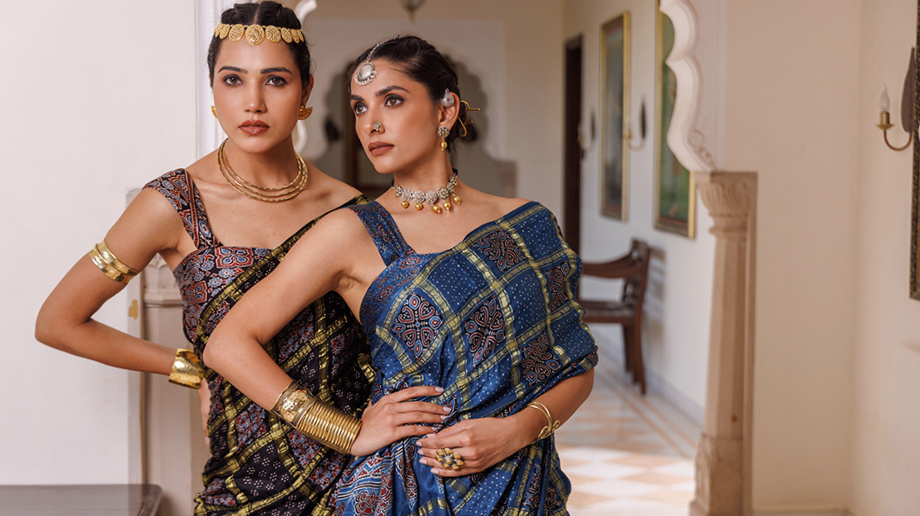 Ajrakh for Navratri?  How to Style Heritage Prints for Garba Nights