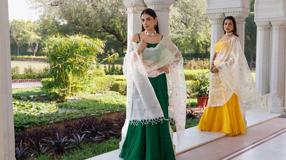 Bridesmaid ethnic wear for wedding functions