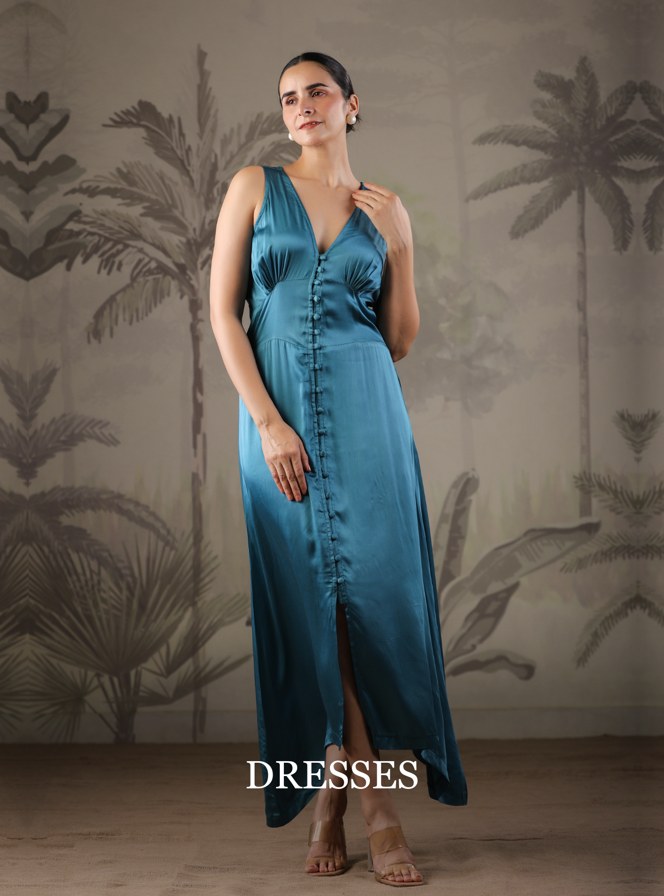 Buy Brown Dresses & Gowns for Women by GULMOHAR JAIPUR Online | Ajio.com