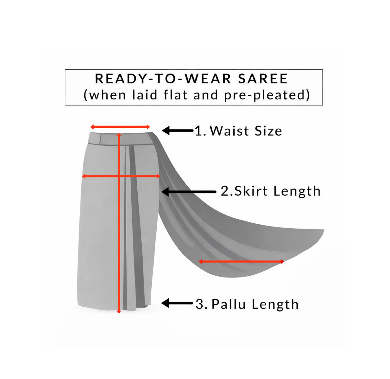 Pre Drape Stitched Service