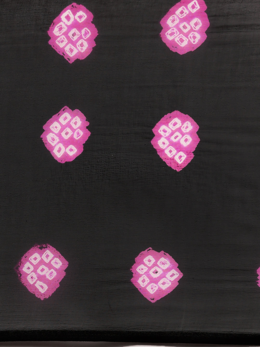Black Shaded Bandhani Chiffon Saree