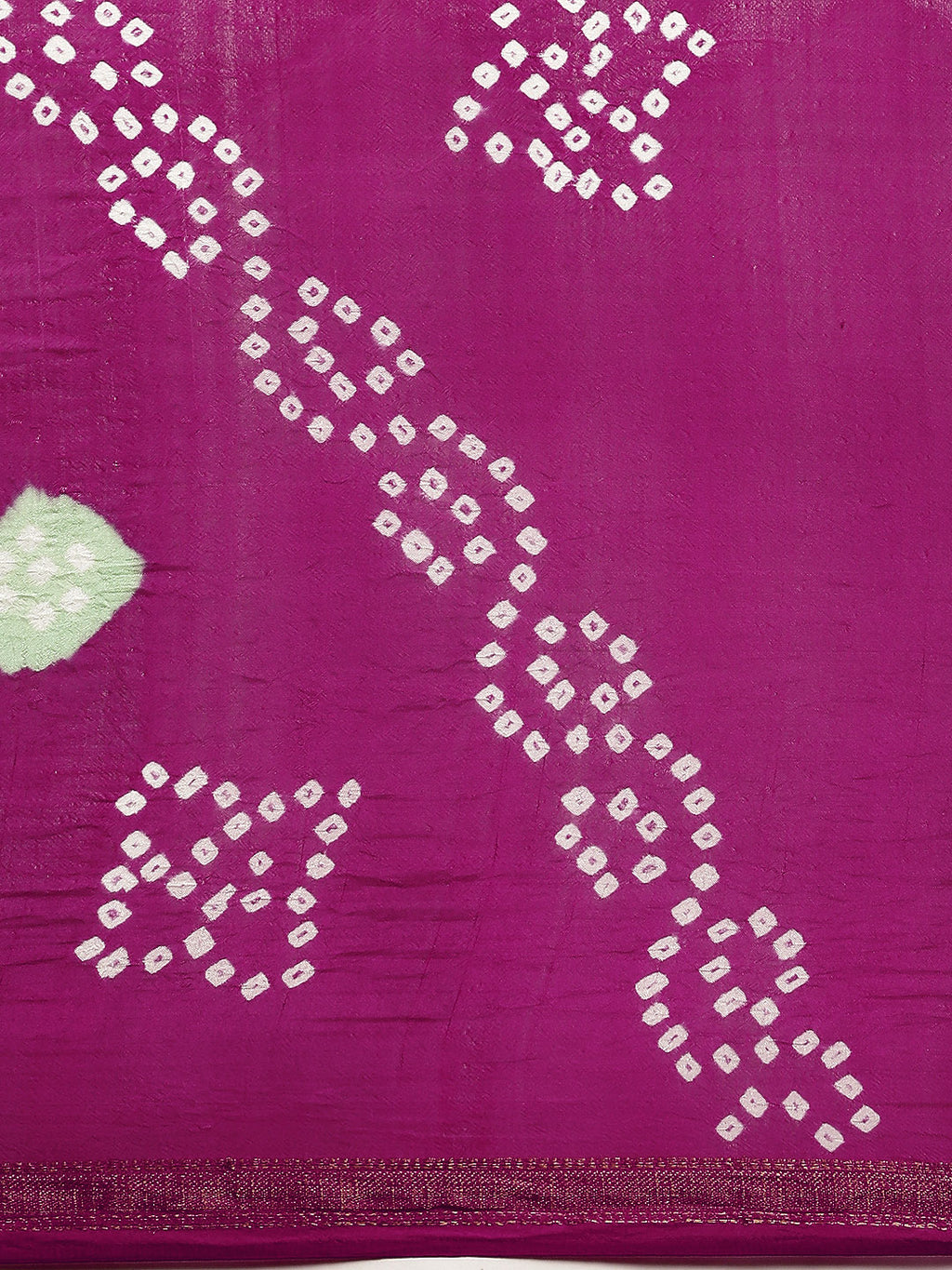 Magenta Bandhani Art Silk Bandhani Saree