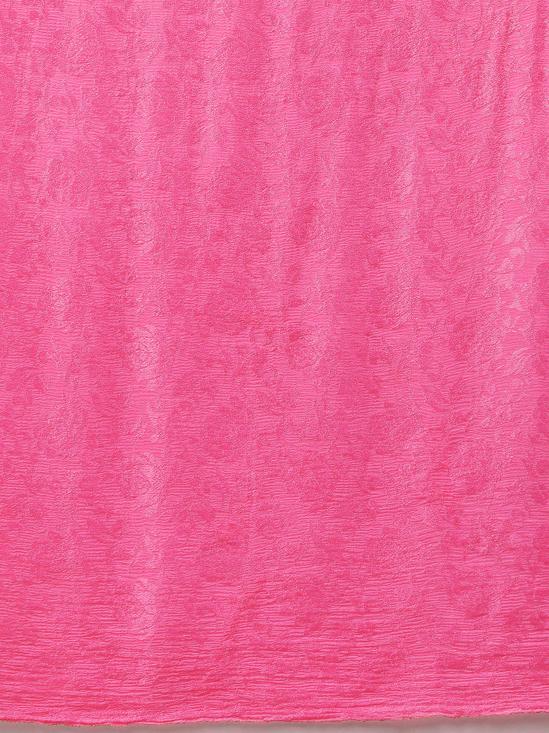 Pink Hand Embroidered Chiffon Saree