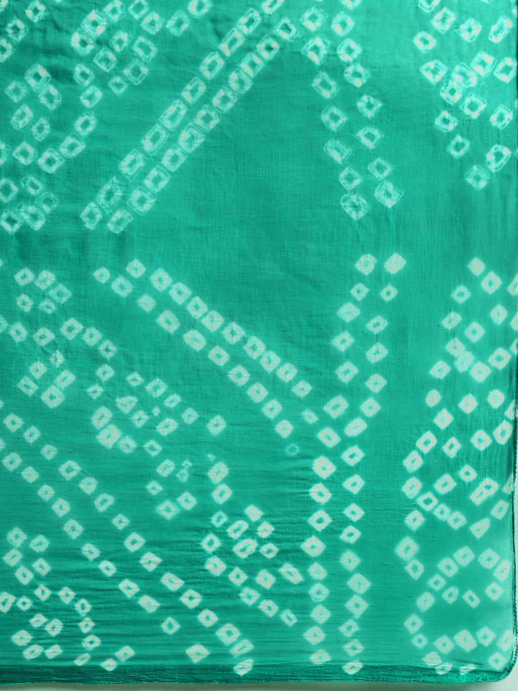Navy Blue Bandhani With Leheriya Chiffon Saree