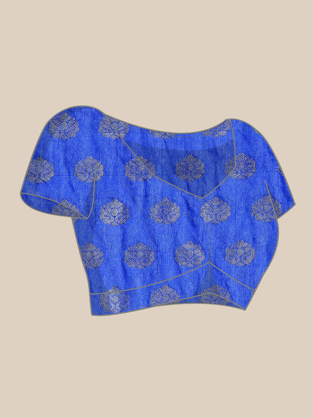 Pink & Blue Shaded Hand Dyed Shibori Art Kota Silk Saree