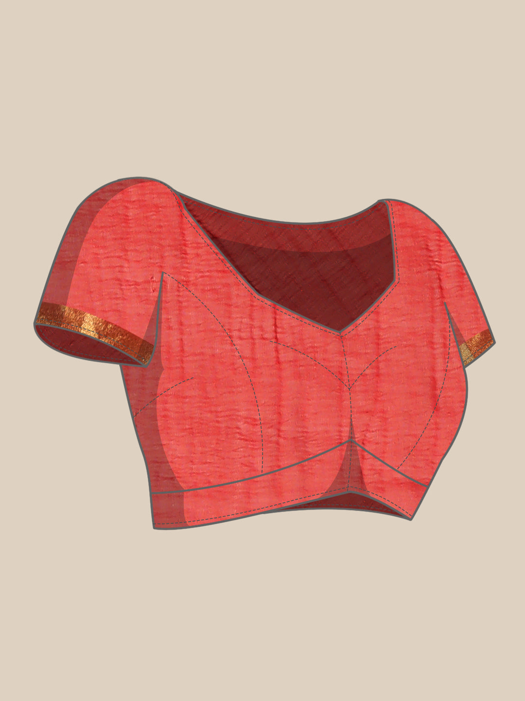 Red-Yellow Bandhani Art Silk With Zari Border Saree