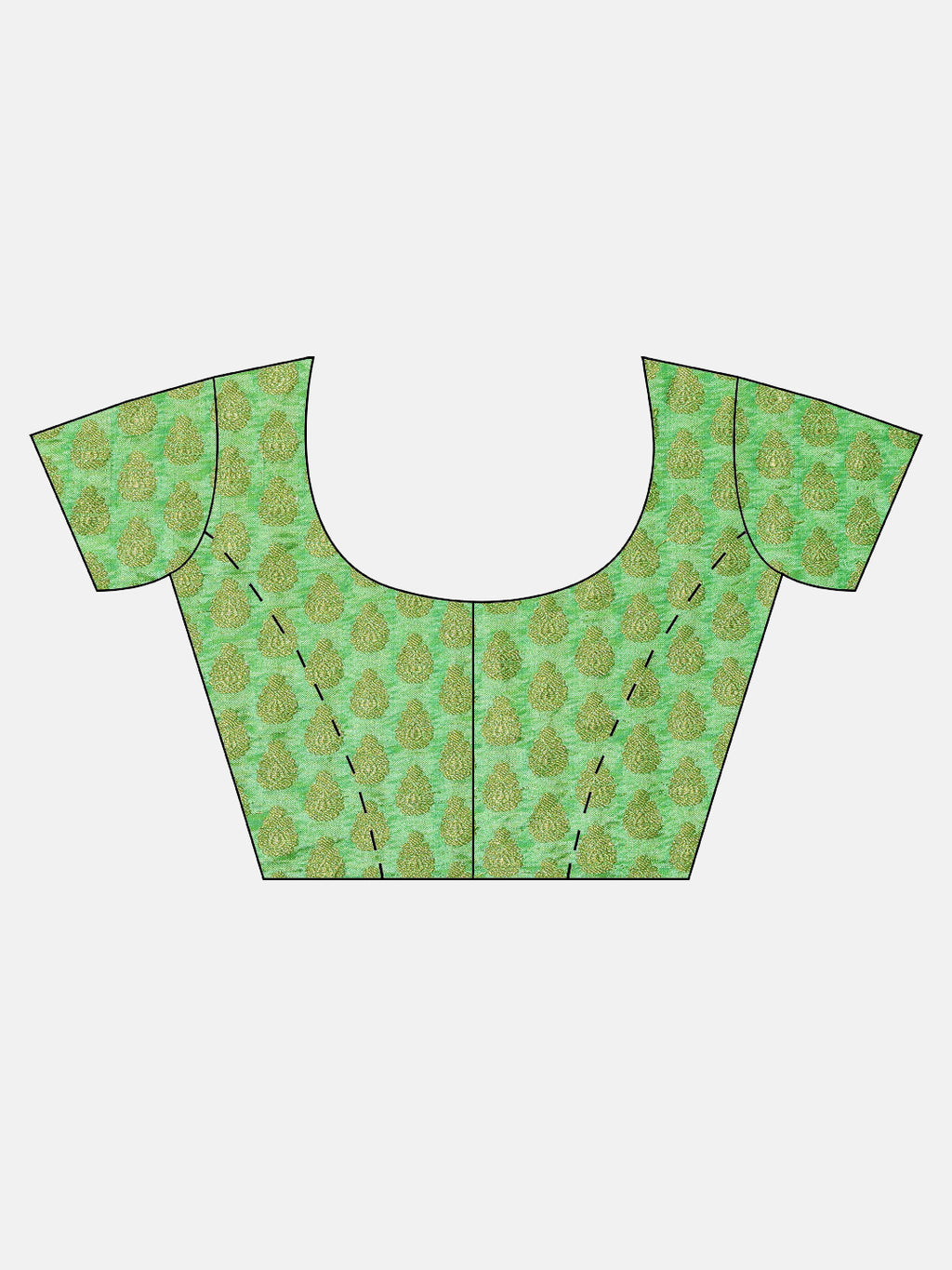 Green Bandhani Chiffon Saree