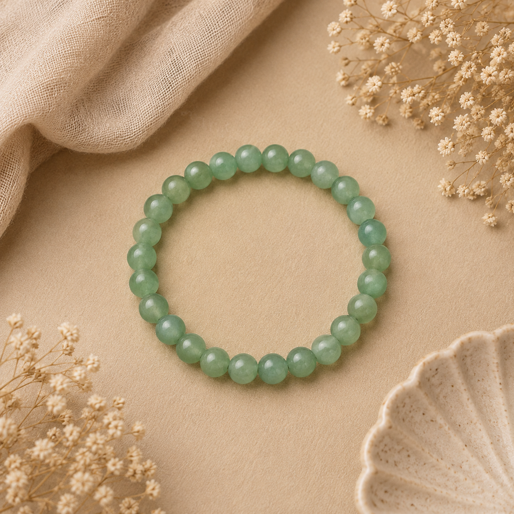 Green Aventurine Success & Prosperity Natural Stone Bracelet
