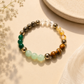 Multi Color Natural Stone Wealth & Prosperity Bracelet