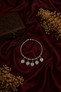 Oxidised Heart Charm Bracelet