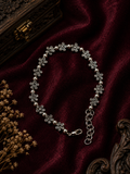 Oxidised Floral Bead Bracelet