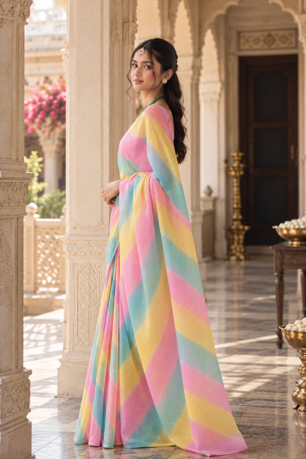 Samundar Leheriya Kareena Saree