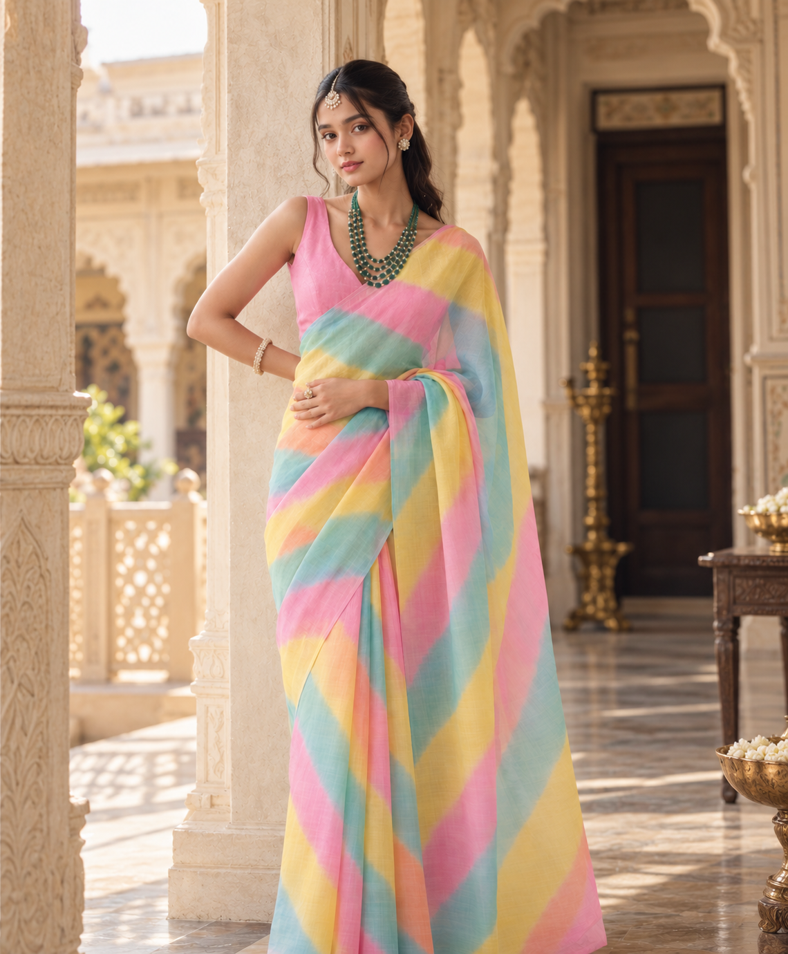 Samundar Leheriya Kareena Saree