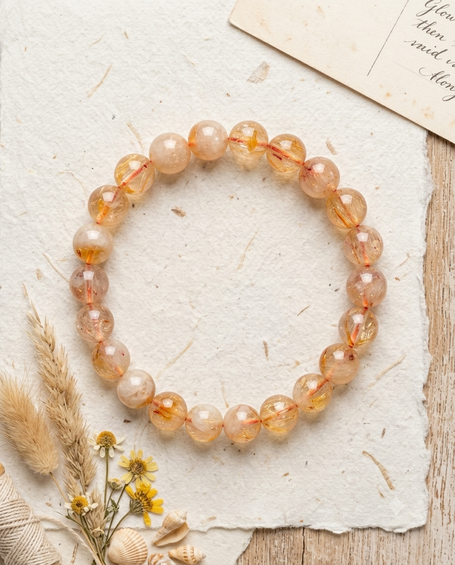 Citrine Natural Stone Abundance Bracelet
