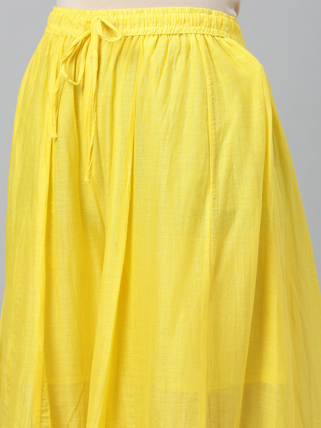 Green handcrafted georgette gota patti kurta palazzo set