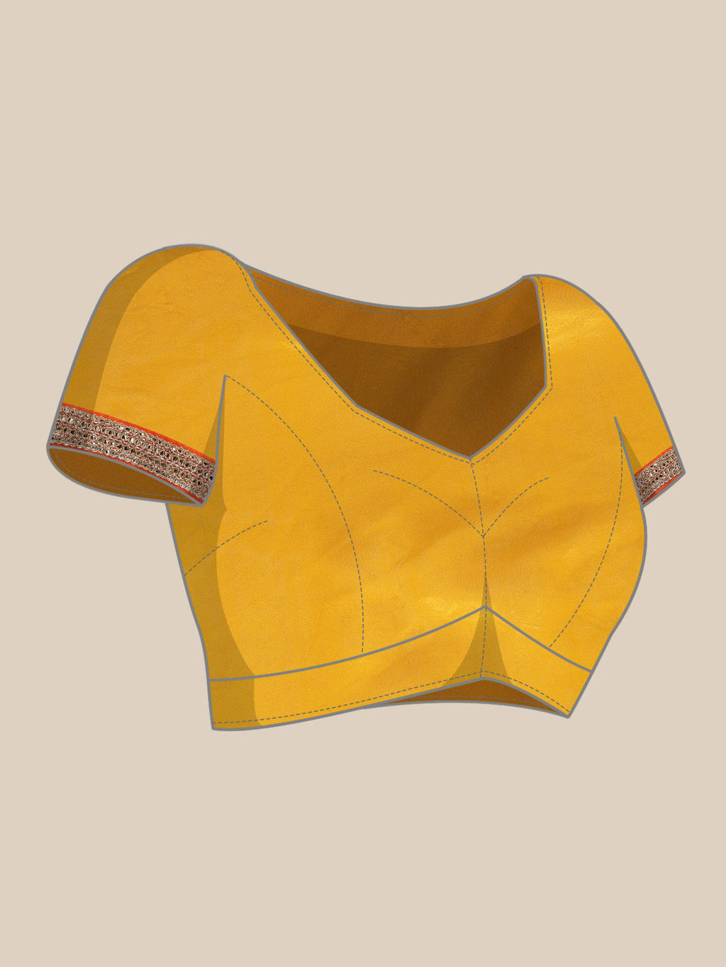 Yellow & Pink Bandhani Patchwork Art Silk Lehenga Set With Dupatta