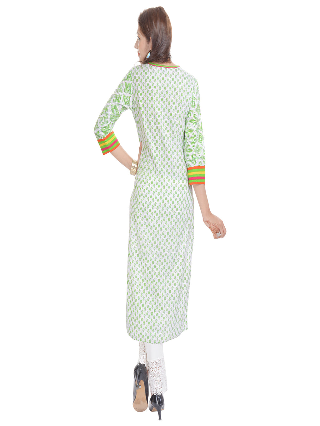 Women Ethnic Motifs Embroidered Thread Work Kurta