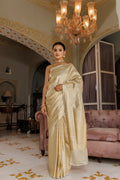 Golden Handwoven Pure Banarasi Zari Silk Saree