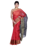 Red Leheriya Art Kota Silk Saree