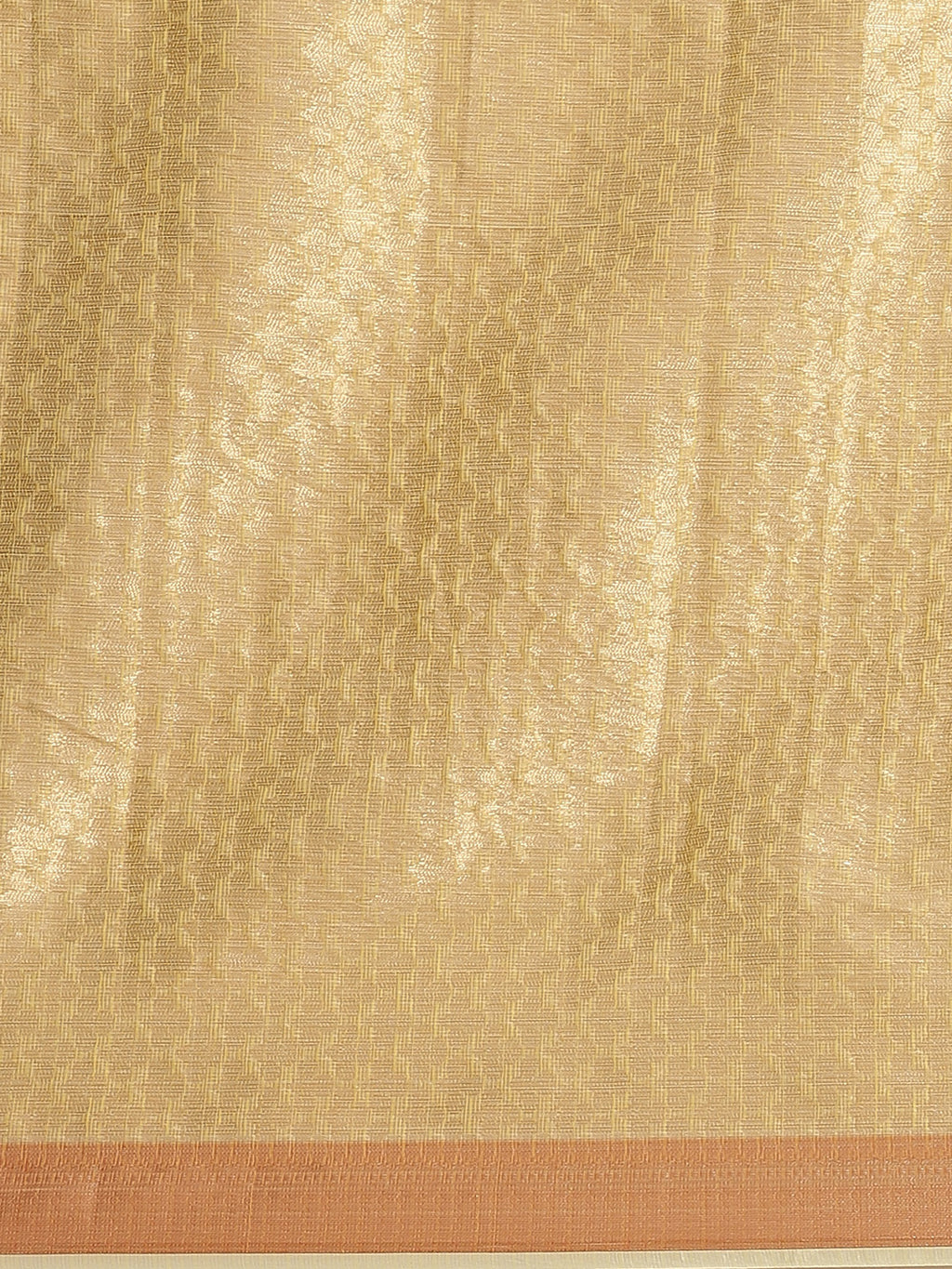 Yellow Kota Doria Zari Silk Saree