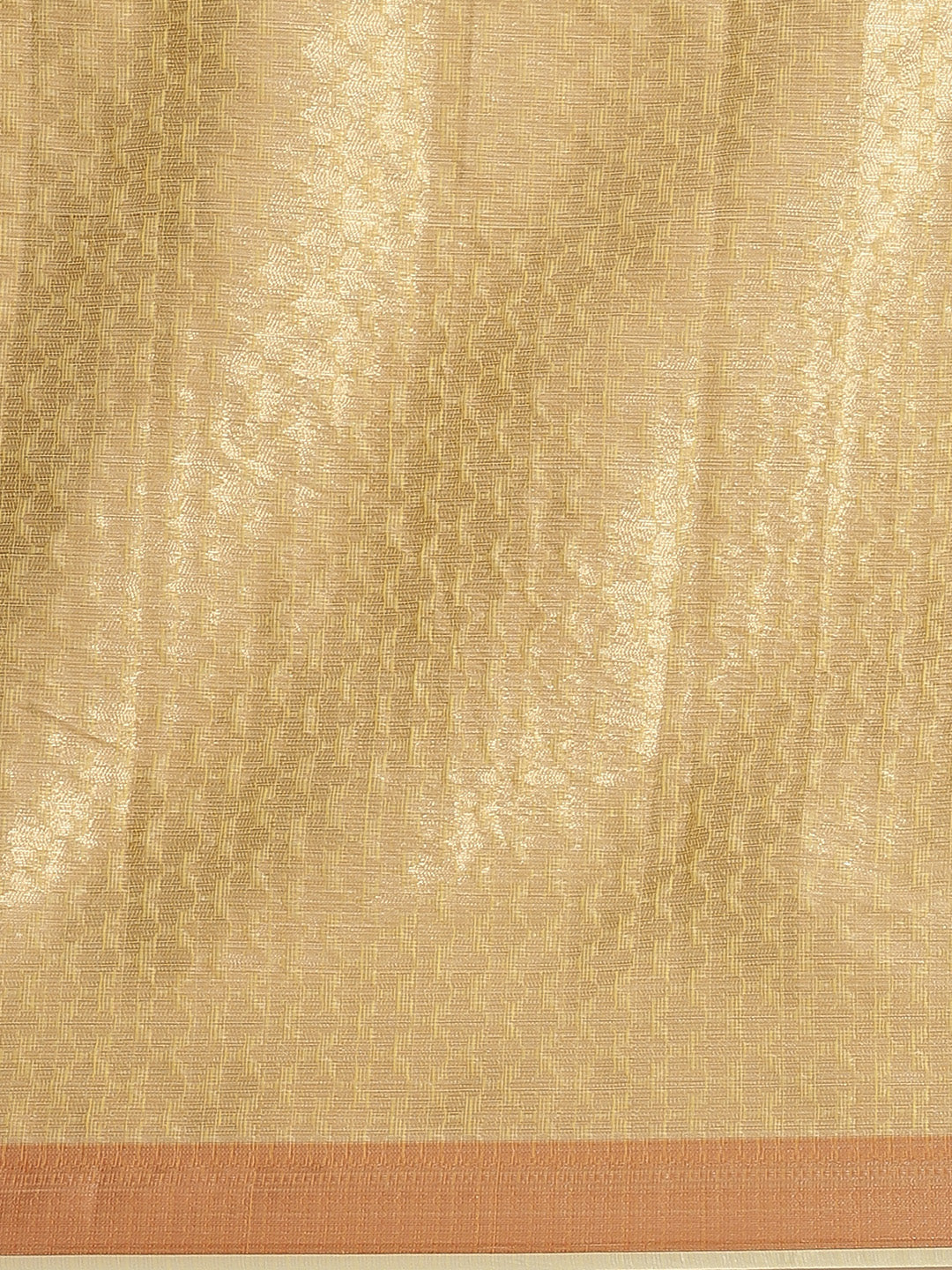Yellow Kota Doria Zari Silk Saree
