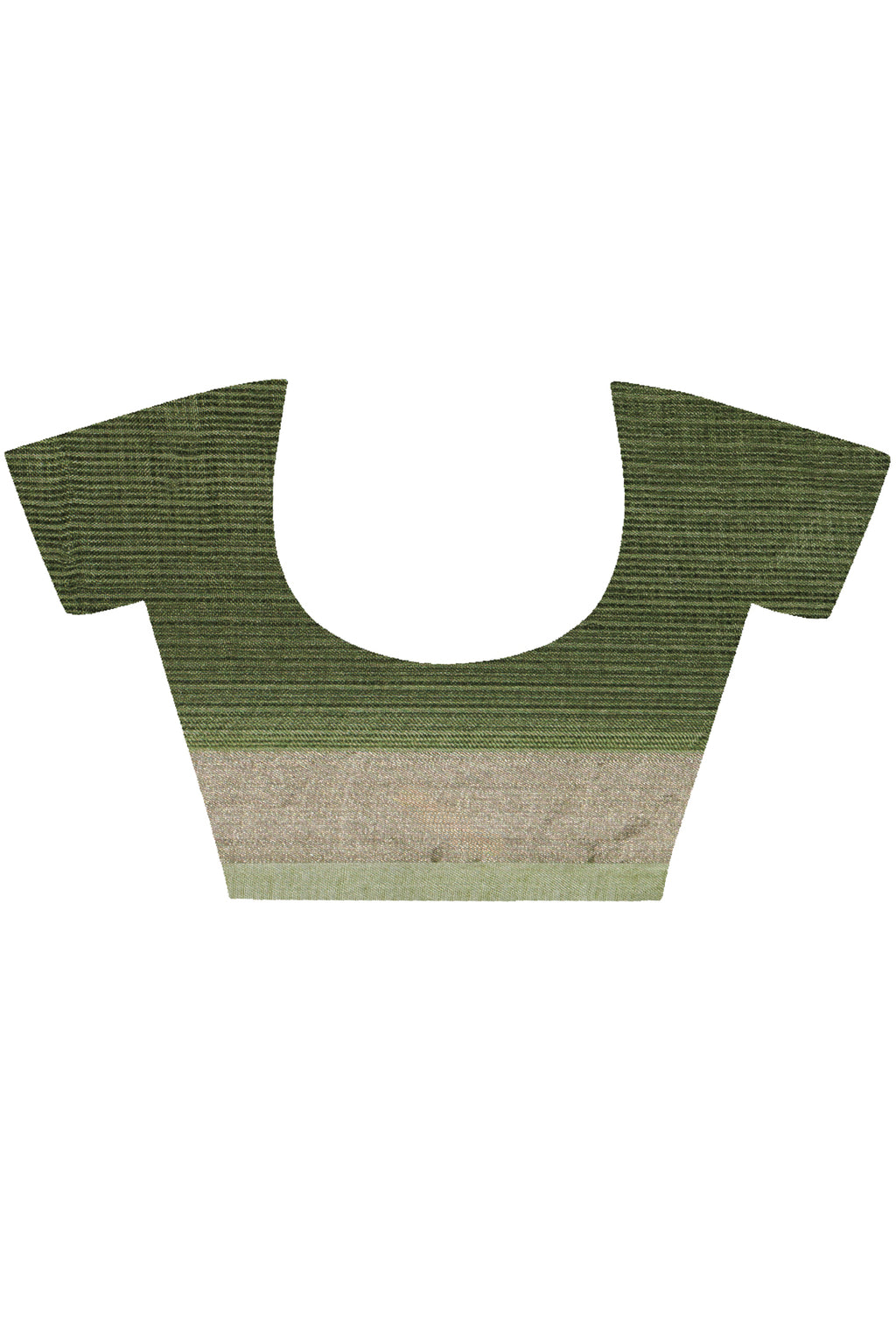 Green-Beige Pure Kota Silk Hand Dyed Saree