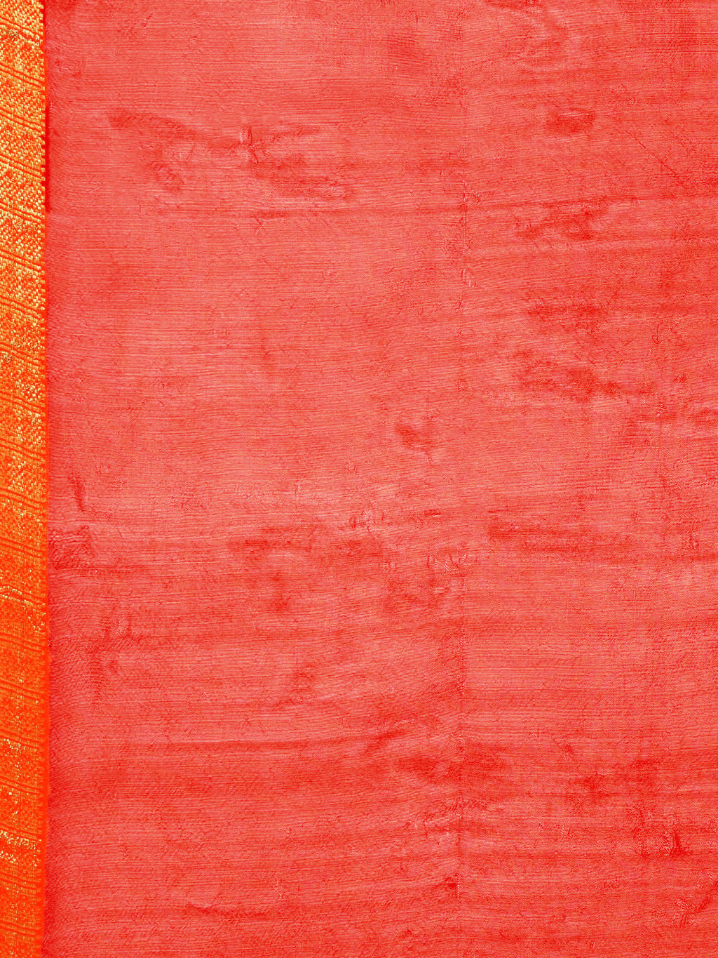 Blue & Orange Bandhani Printed Art Silk Saree