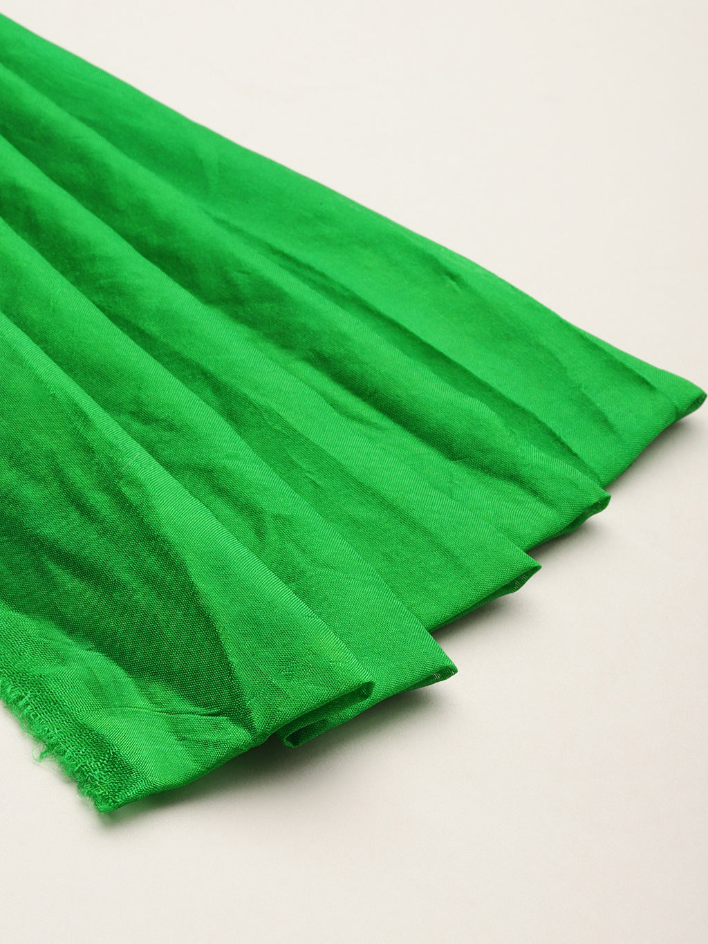 Pink & Green Hand Dyed Bandhani Silk Saree