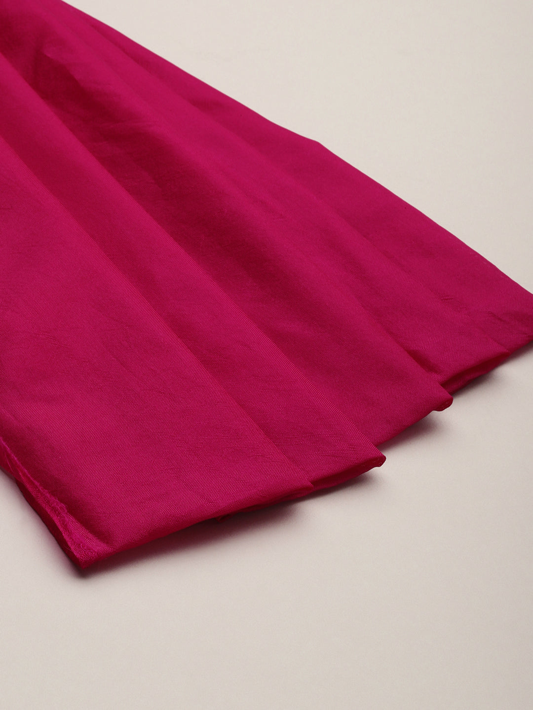 Pink Bandhani Art Silk Saree