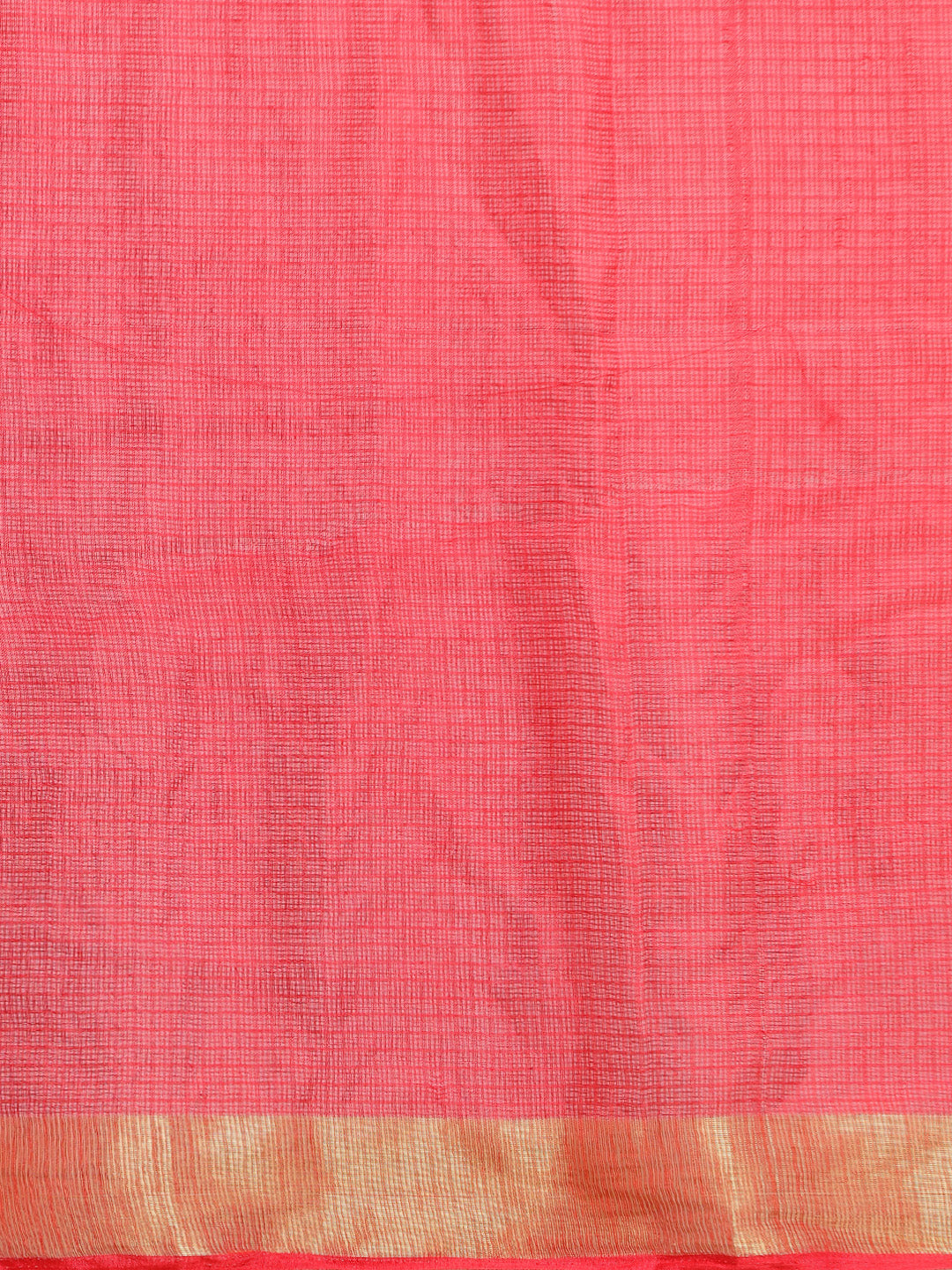 Red & Black Bandhani Printed Kota Doria Silk Saree
