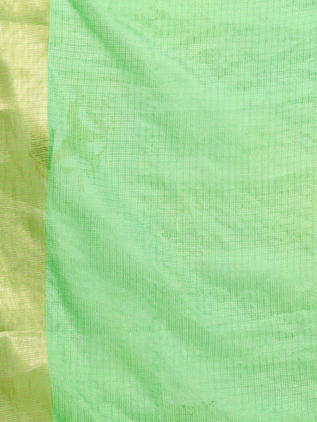 Green & Pink Bandhani Printed Kota Doria Silk Saree