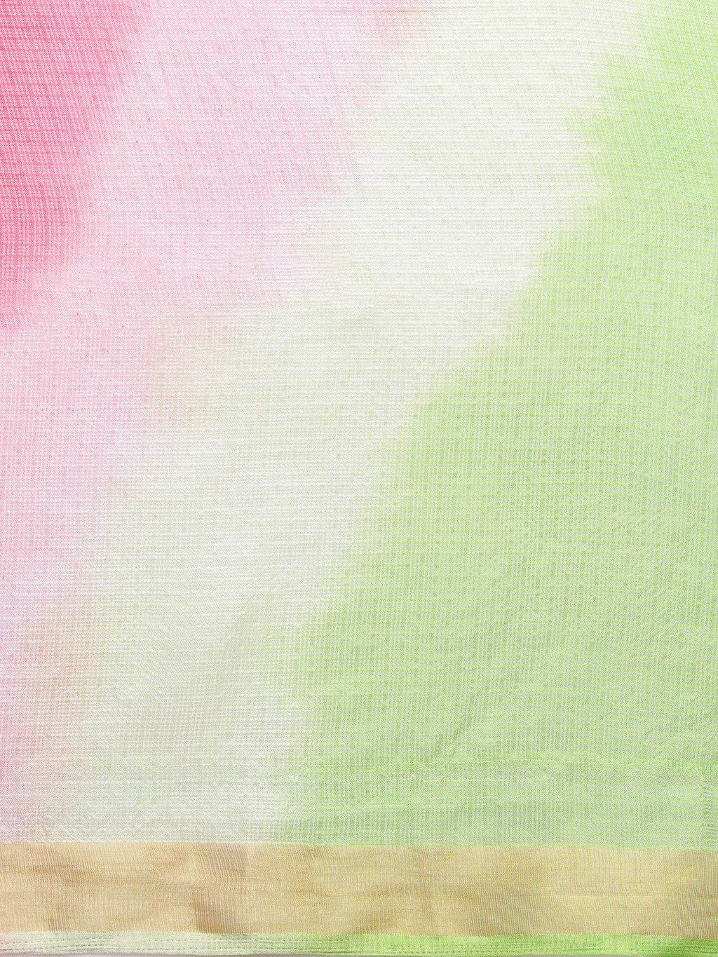 Multi Color Hand Dyed Kota Doria Silk Saree