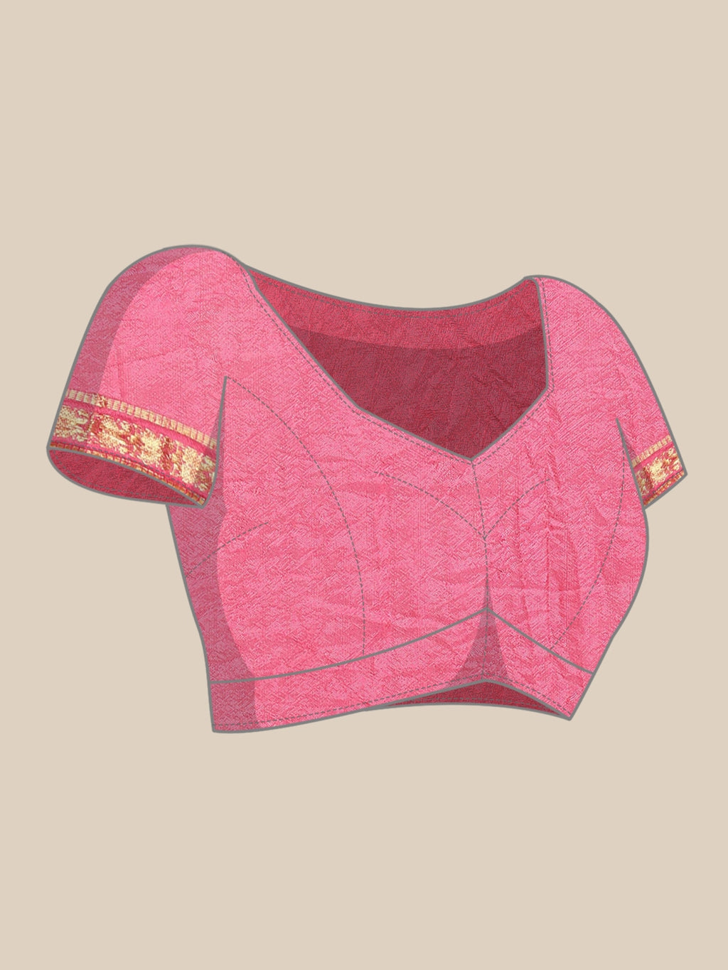 Maroon Bandhani Printed Art Silk Saree