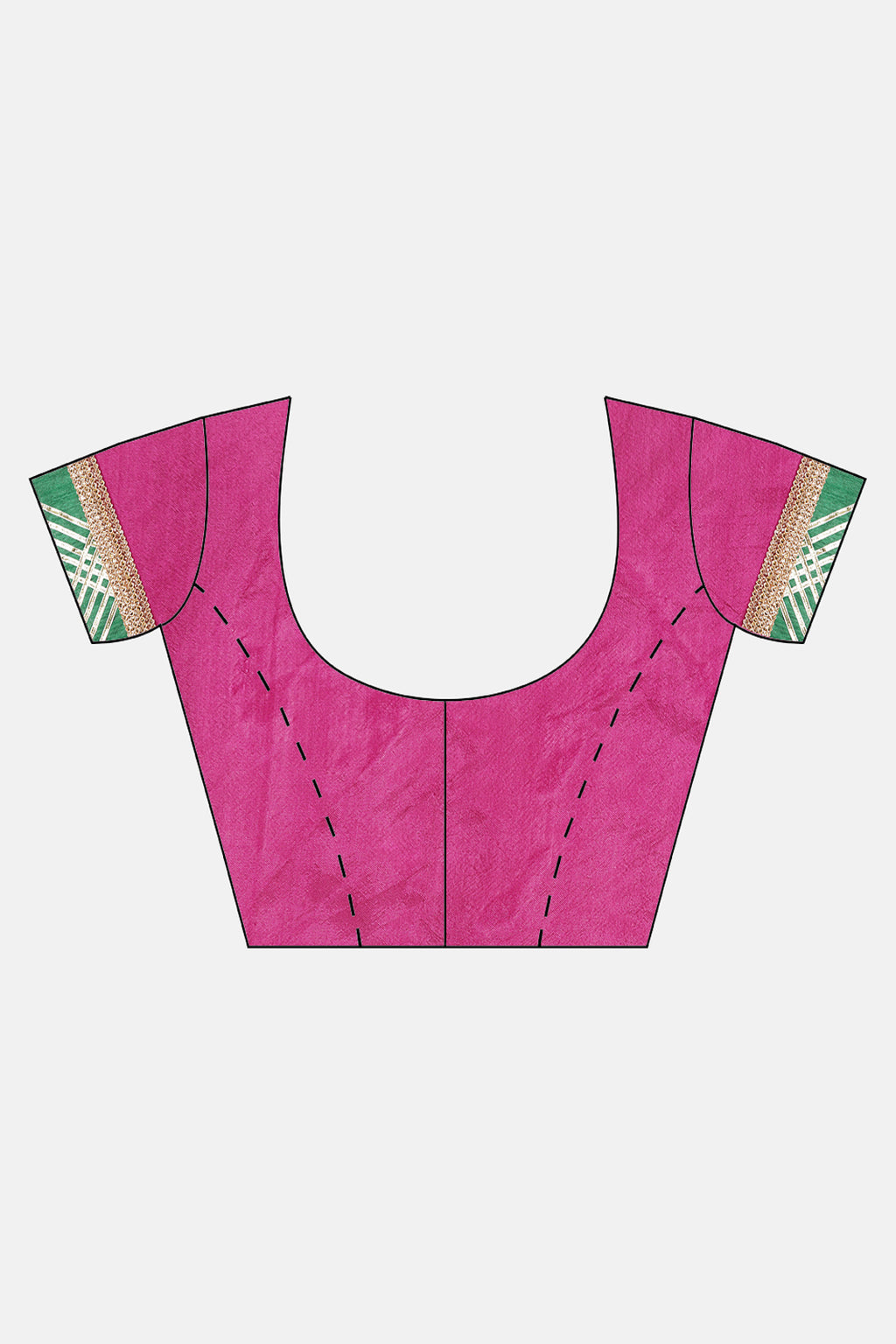 Pink Handcrafted Bandhani Art Silk Saree