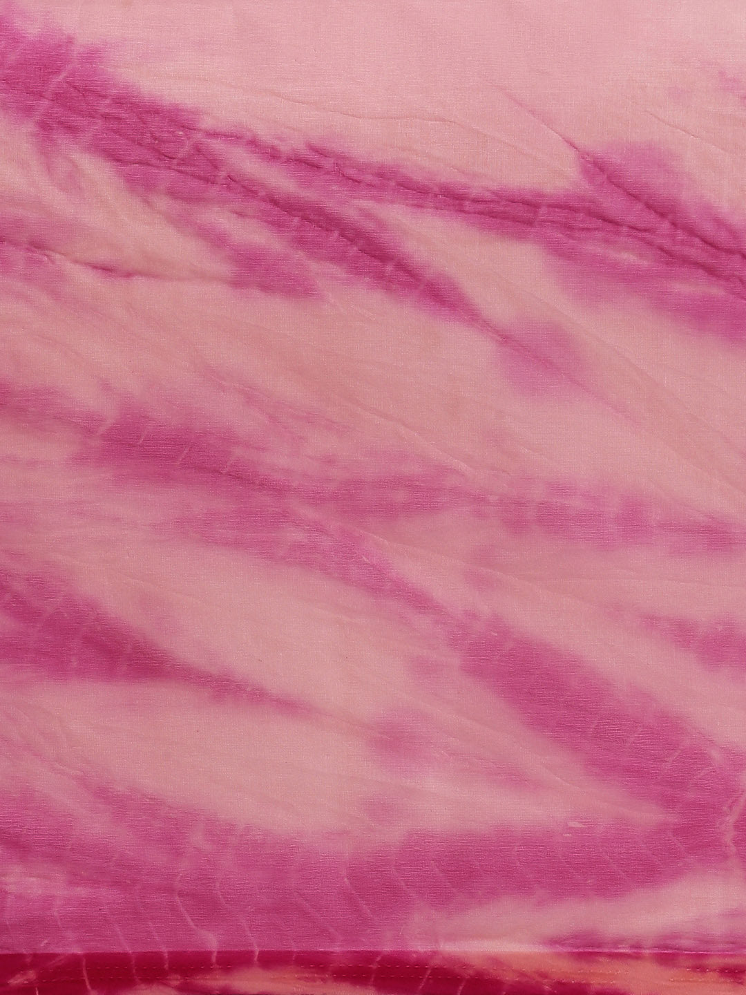 Pink Hand Dyed Shibori Organza Saree