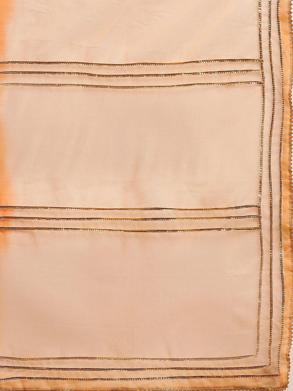 Orange Ombre Organza Saree