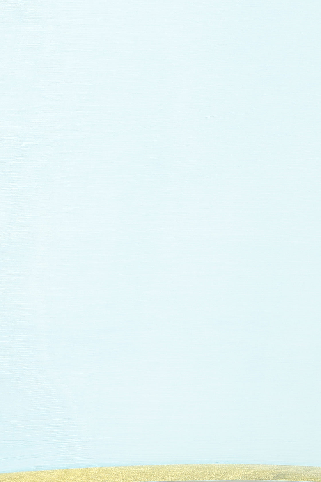 Sky Blue Hand-Dyed Chiffon Saree With Hand Block Printed Blouse