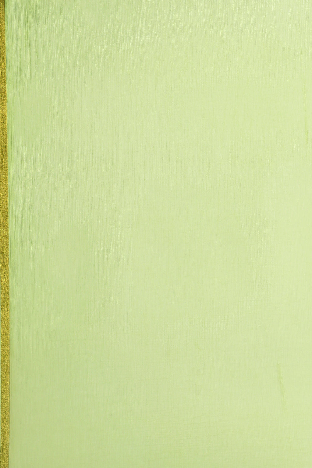 Green Shaded Chiffon Saree With Zari Border