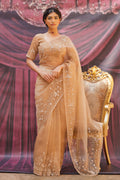 Champagne Gold Pure Tissue Saree