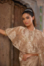 Golden Handcrafted Gota Patti Cape Top