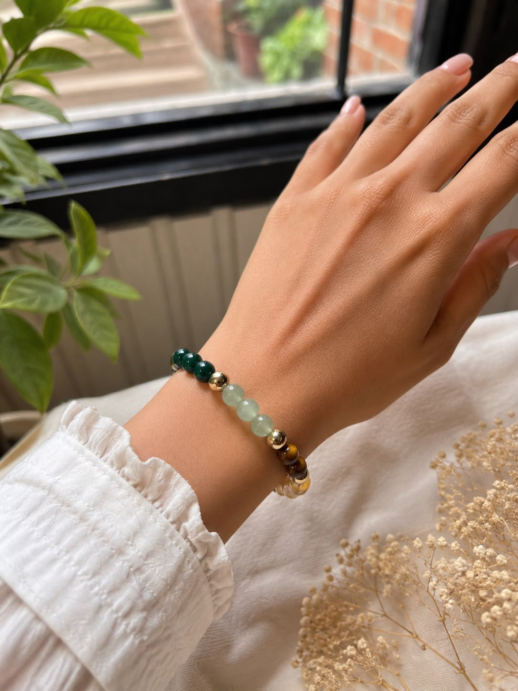 Multi Color Natural Stone Wealth & Prosperity Bracelet