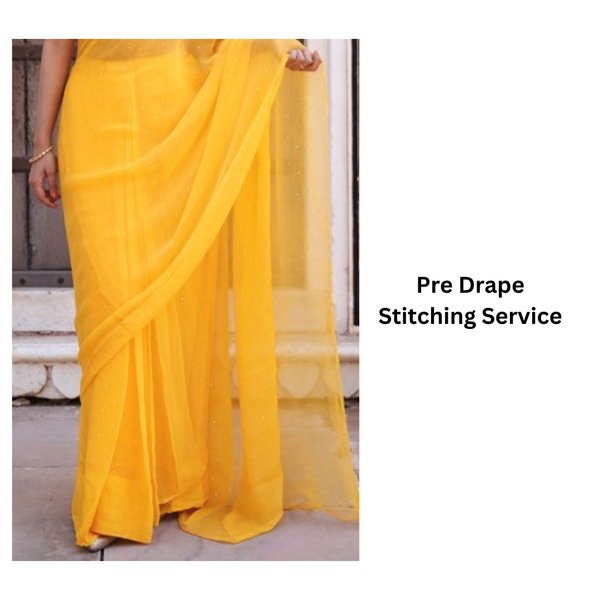 Pre Drape Stitched Saree Service