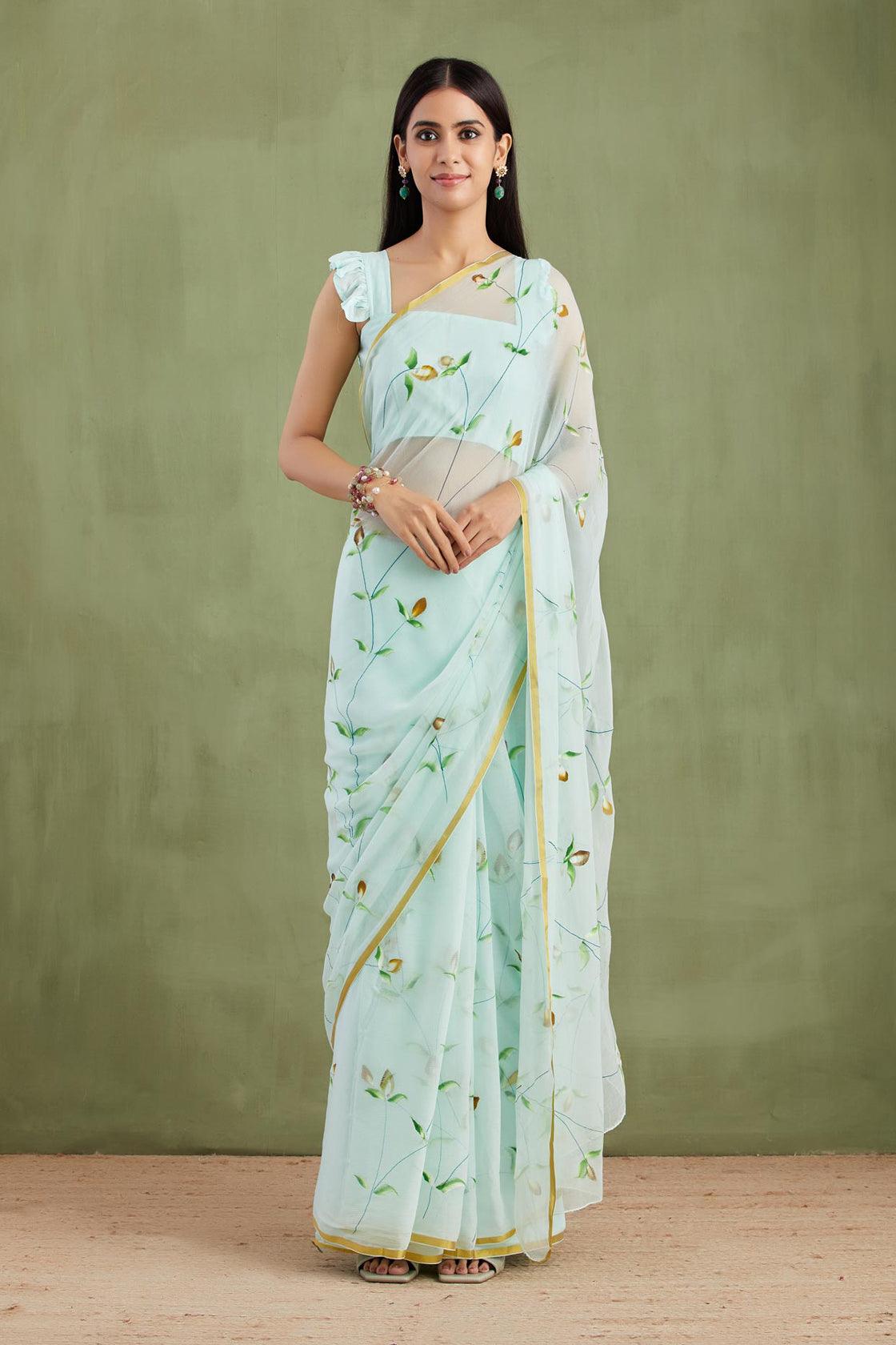 Buy Yellow Sarees for Women by MIRCHI FASHION Online | Ajio.com